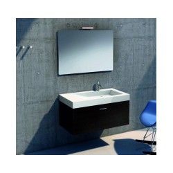 Mēbeļu komplekts MOON 100x50x40, ar atvilktni, spoguli ar apgaism., wenge