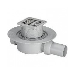 Kanalizācijas trapi vannas istabai  ar 2 pievienojumiem