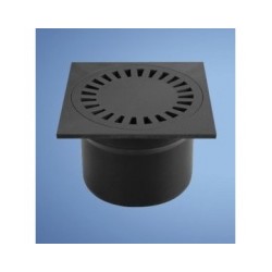 Grīdas noteces PVS DN110 melna