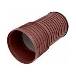 Dubultsienu kanalizācijas caurules PRAGMA ar uzmavu T 8 D160 6m