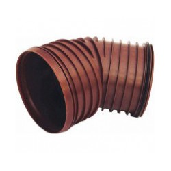 Dubultsienu kanalizācijas līkumi d400 45g