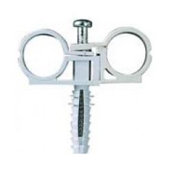 Neilona cauruļu stiprinājumi  dubultie 26mm