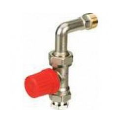 DANFOSS Radiatoru sadales vārsts ar līkni 1/2
