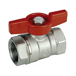 Lodveida ventiļi ar tauriņa rokturi I-I GIACOMINI 3/4''