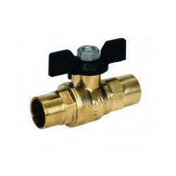 Lodējams ventilis ARCO ar tauriņa rokturi  d22