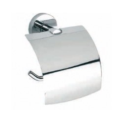 Tualetes papīra turētājs OMEGA ar vāku, hromēts
