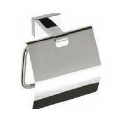 Tualetes papīra turētājs PLAZA ar vāku, hromēts