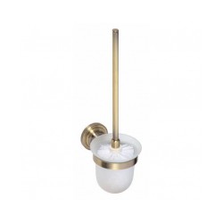 Tualetes birste ar stikla turēt. RETRO 110*360*150mm, hroms