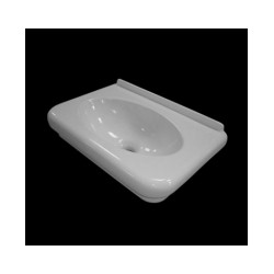 Izlietne RETRO 46x30 balta