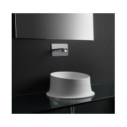 Izlietne CIOTOLA C5 D46x20cm balta liekama uz virsmas