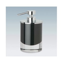 Dozators ziepēm FASHION melns hromēts