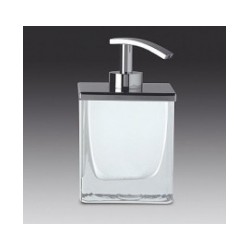 Dozators ziepēm FASHION balts hrom