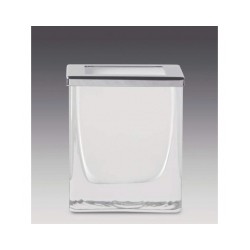 Turētājs zobu birstēm FASHION balts hrom