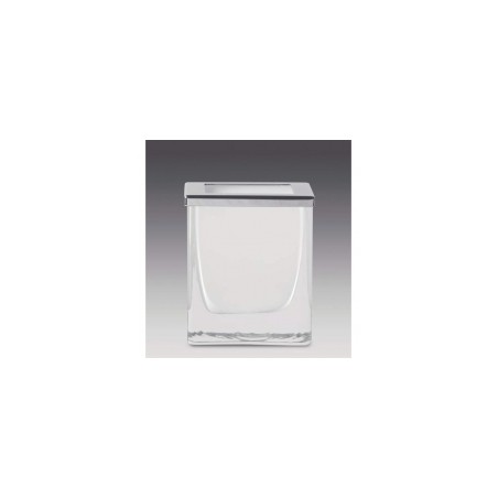 Turētājs zobu birstēm FASHION balts hrom