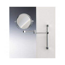 Spogulis sienas izlokāms BOX, apaļš, niķelis