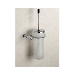 WC tualetes bilstes turētājs CYLINDER sienas, hromēts