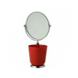 Spogulis MIRO palielināms balts ar trauciņu