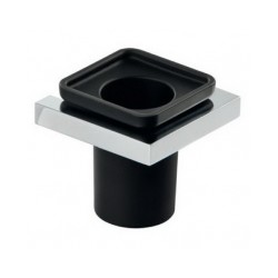 Glāzes turētājs QUADRA melns