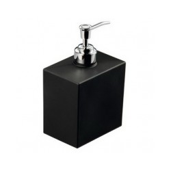 Ziepju dozators stikla QUADRA melns [EN]