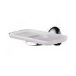 Ziepju turētājs ovāls, dubults BRIO, matēts hroms