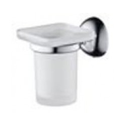 Glāzes turētājs apaļš BRIO matēts hroms