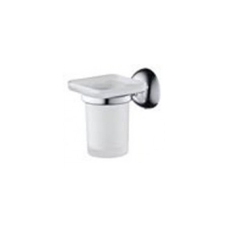 Glāzes turētājs apaļš BRIO matēts hroms