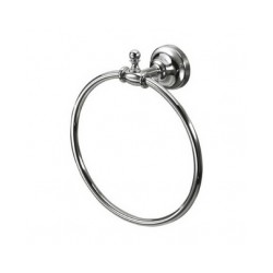 Dvieļu turētājs riņķis PERLA hromēts