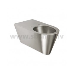 WC SANELA Anti-vandal SANELA nerūsējoša tērauda piekarināms tualetes pods invalīdiem