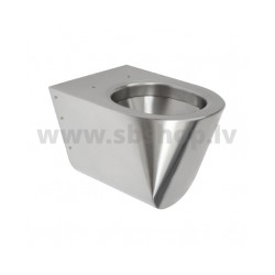 WC SANELA Anti-vandal nerūsējoša  tērauda piekarināms