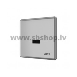 Urināla skalošanas poga SANELA ar sensoru un kārbu, nerūsējošais tērauds 24V DC