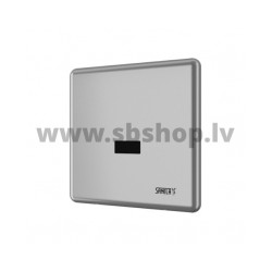 Urināla skalošanas poga SANELA ar sensoru un kārbu, nerūsējošais tērauds 6V