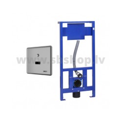 WC rāmis Sanela ar nerūsējoša tērauda sensoro pogu SLR 03, 6V