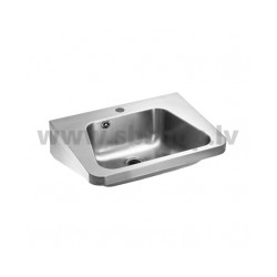 Izlietne SANELA 55x42cm nerūsējošais tērauds ar sifonu