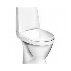 WC Gustavsberg NAUTIC 1510 Hygienic Flush horizontāls izvads, līmējams + vāks soft close, balts [EN]