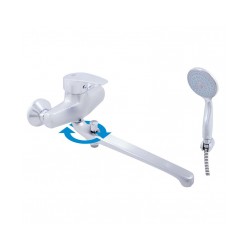 RAV KONGO vannas maisītaji kombinēts hroms, K057.5/1 [EN]