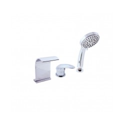 RAV DUNAJ vannas maisītāji 3-ceļu, pārslēdzējs, ar izvelkamu dušas šļūteni 2m [EN]