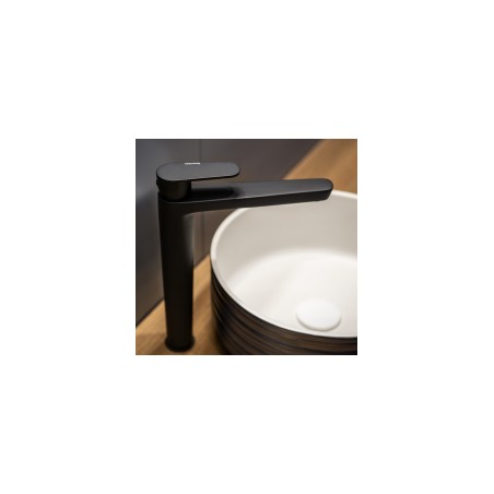 Maisītājs Izlietnei ALEXIA bez noplūdes RamonSoler melns matēts