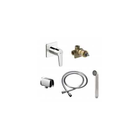 ORAS SAGA iebūvējms maisītājs ar bidettas rokas dušu, hroms [EN]