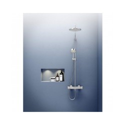 ORAS NOVA  dušas kolonna ar termostatu, lietus dušu un rokas dušu, hroms [EN]