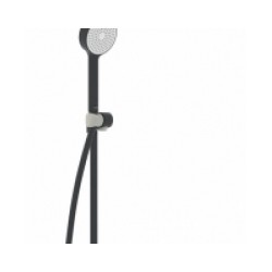 ORAS NOVA  dušas kolonna ar termostatu, lietus dušu un rokas dušu, melns matēts [EN]