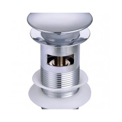 Izlietnes noteka CLICK-CLAK ar pārplūdi, hroms