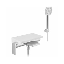 Mais.Vannas SETA ar akmens plauktu un rokas dušu 73801, hromēts