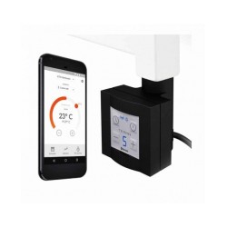 TERMA dvieļu žāvētāja regulators KTX-4 ar sildelementa, melns ar vadu [EN]