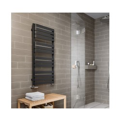 Dvieļu žāvētājs TERMA WARP T 1110x500cm,RAL9005 melns matēts [EN]