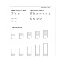 Dvieļu žāvētājs TERMA SIMPLE 1080x500mm RAL9005 Melns matēts [EN]