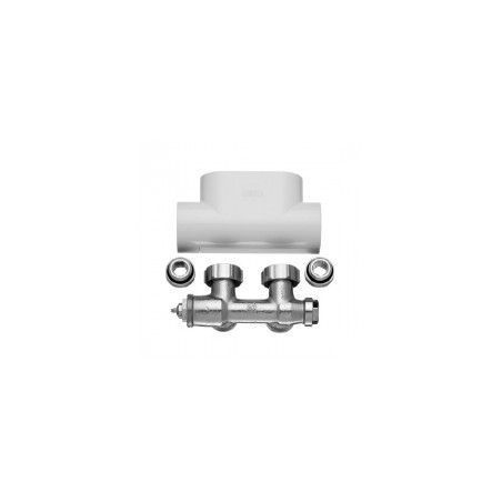 KERMI Dvieļu žāvētāja termoventilis balts 90 grādos