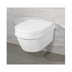 Pods arsoft close vāku Architectura Oval Rimless, stiprināms pie sienas, 370x530 mm, balts [EN]