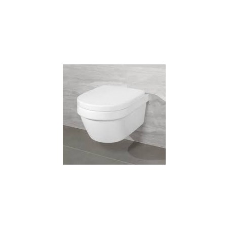 Pods arsoft close vāku Architectura Oval Rimless, stiprināms pie sienas, 370x530 mm, balts [EN]