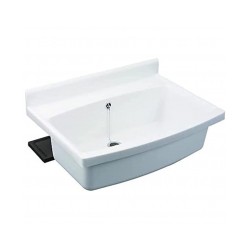 Izlietne SANIT MAXI 70x50cm balta triecien izturīga plastmasa