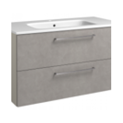 Mēbele ar keramisku izlietni KAME JOY 91x46cm concrete / taupe [EN]